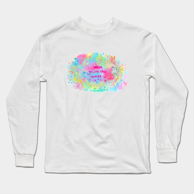 endearment? animosity? Long Sleeve T-Shirt by gummygunk